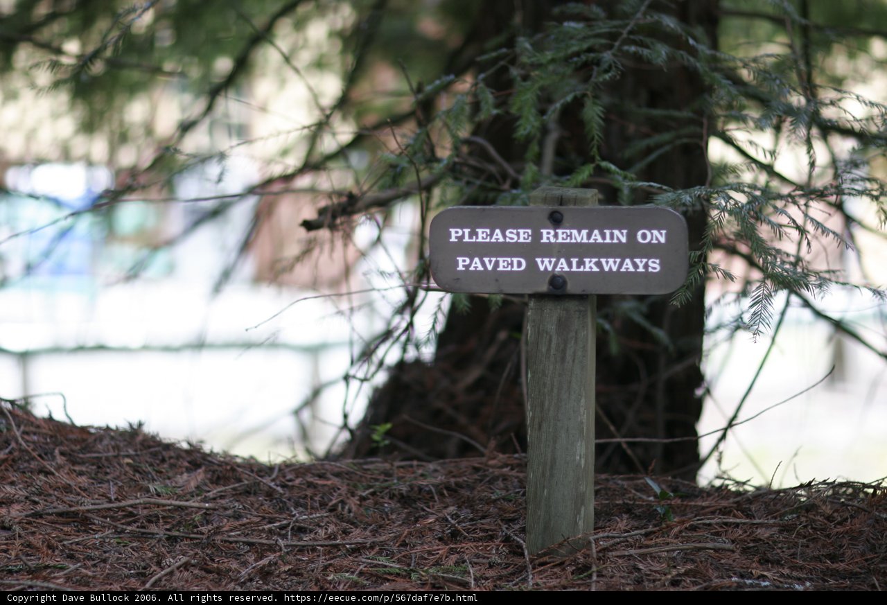 Caution on the Trail