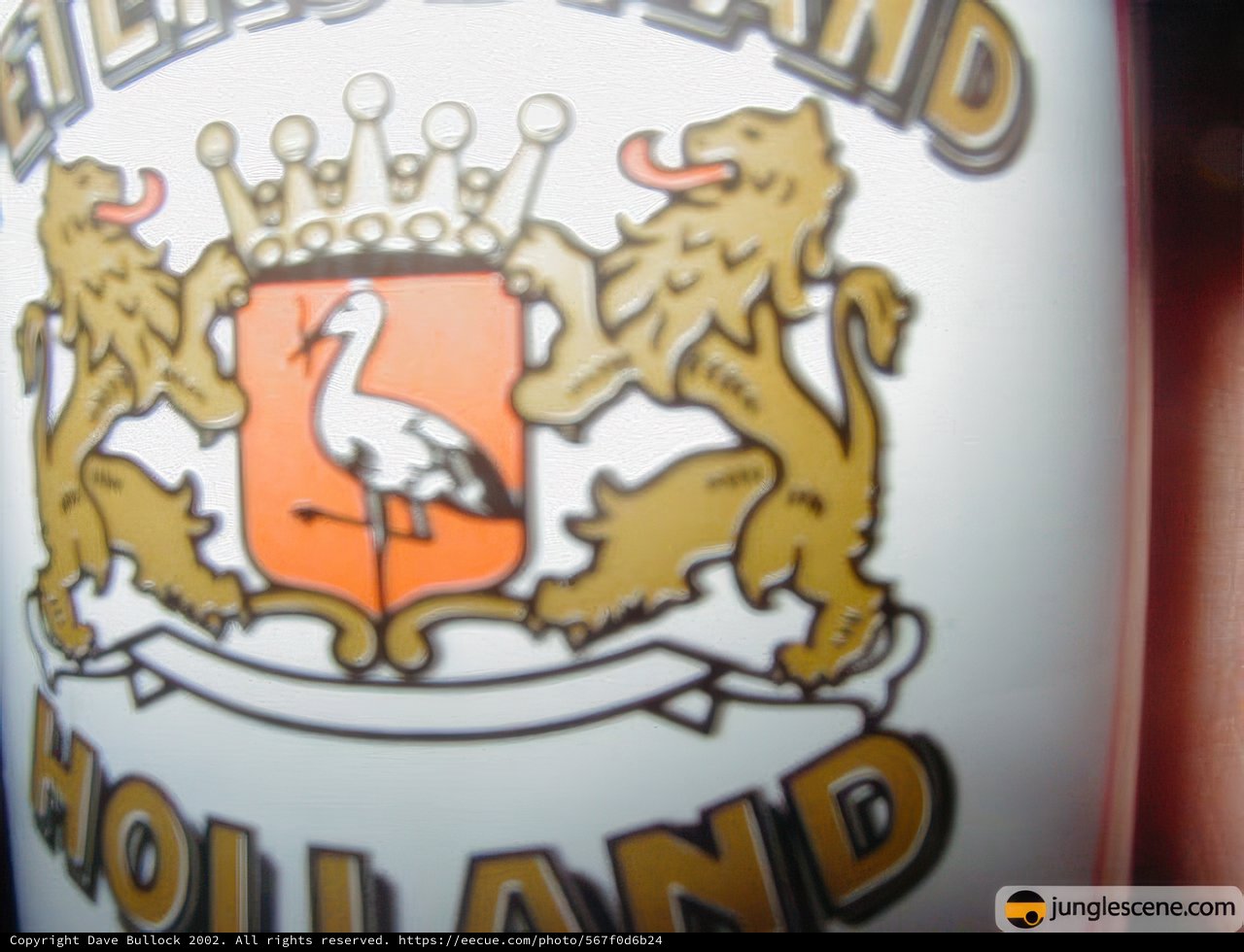 Holland's Finest Brew - A Close Up of a Lager Beer Bottle