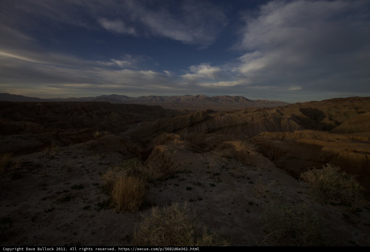 Desert Sunset in the Badlands