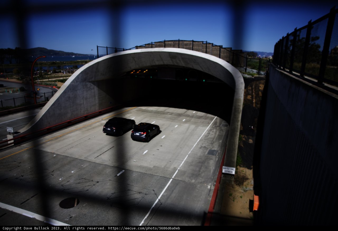 Racing Through the Presidio Tunnel