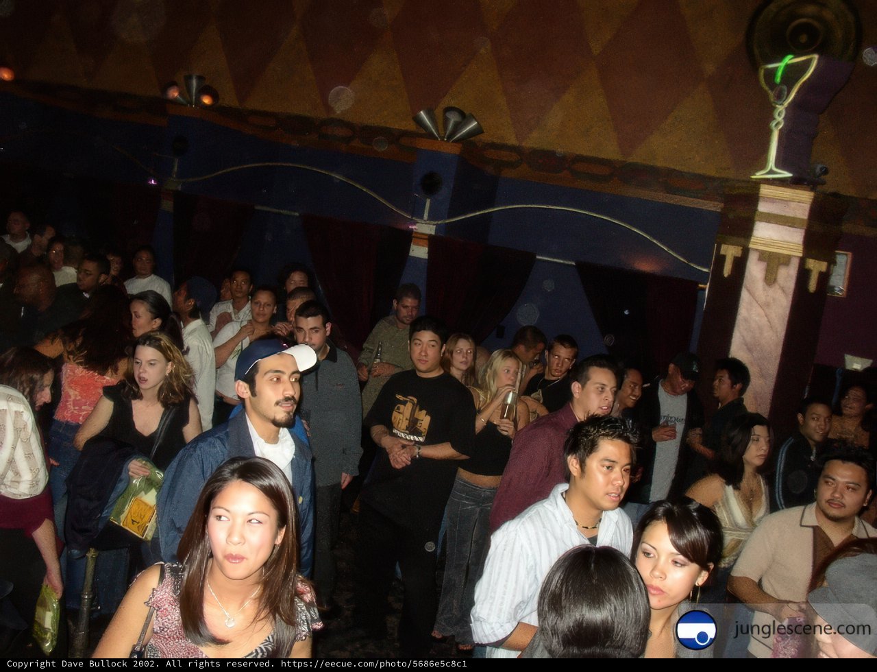 Nightclub Scene with Central Figure