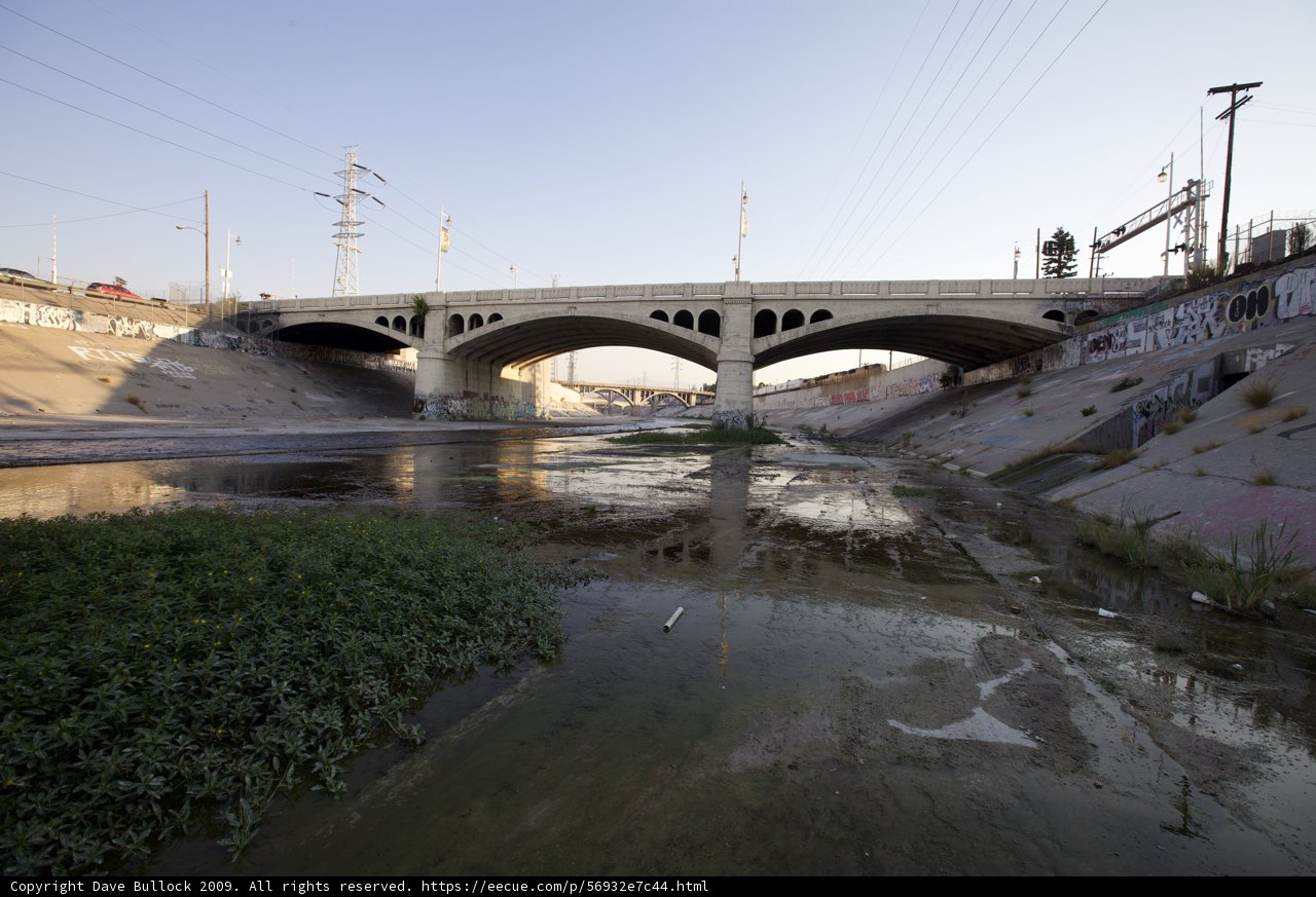 Arching Overpass in the Urban Metropolis