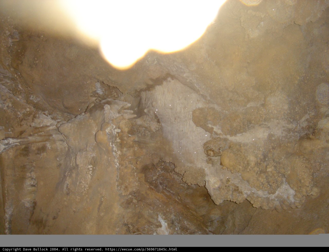 Illuminated Rock Formation