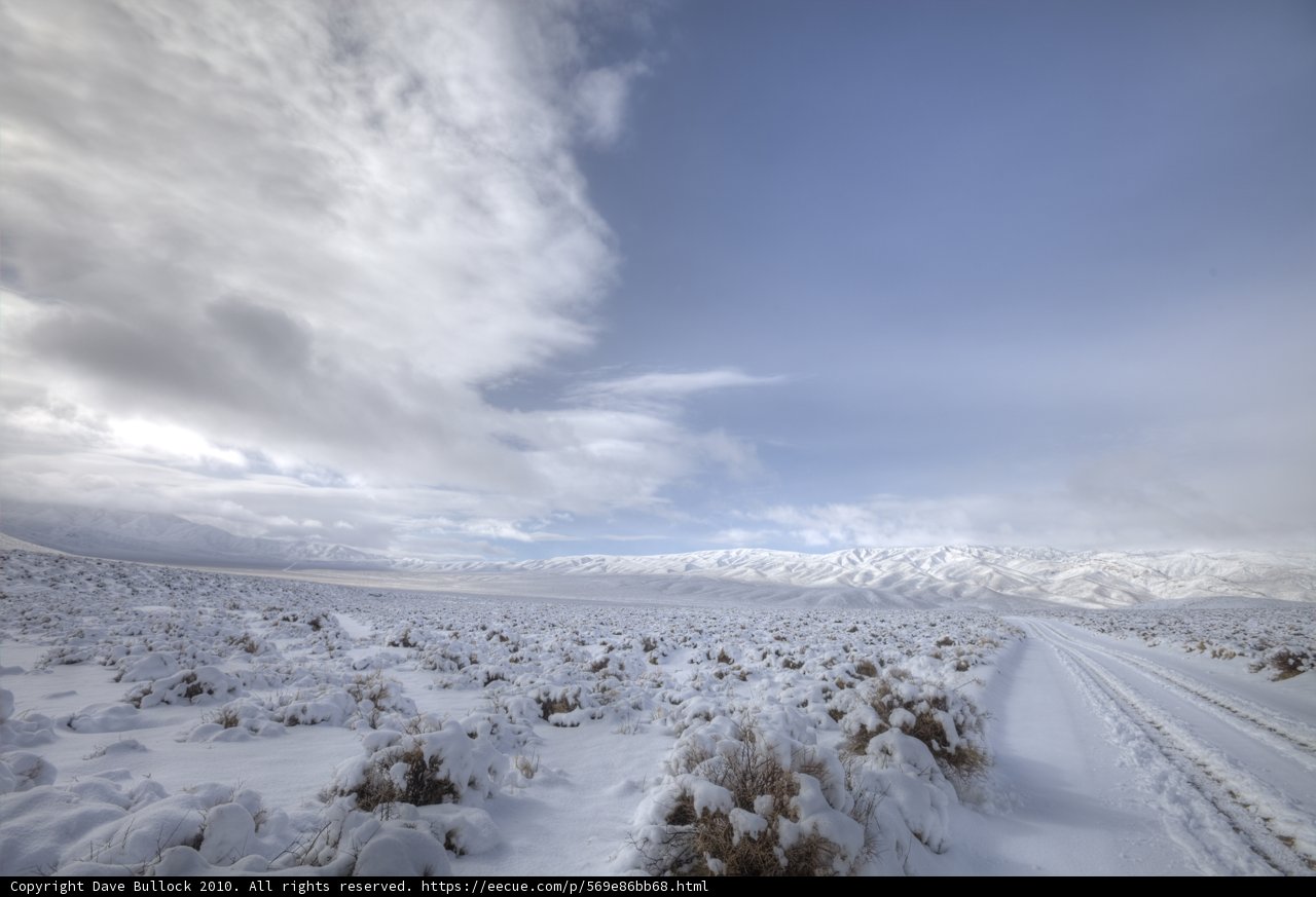 Winter Wonderland in the Desert
