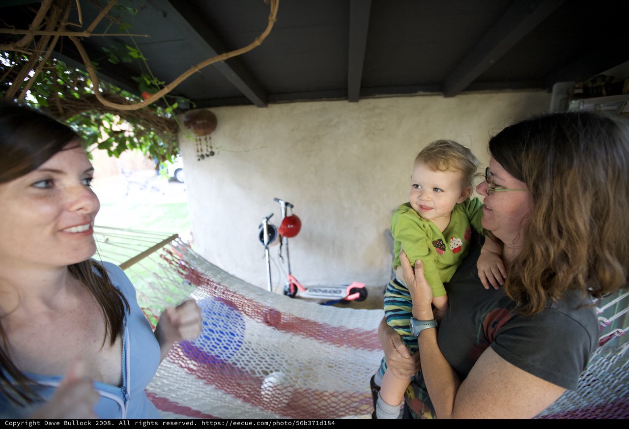 Joyful Backyard Moment with Toddler and Friends