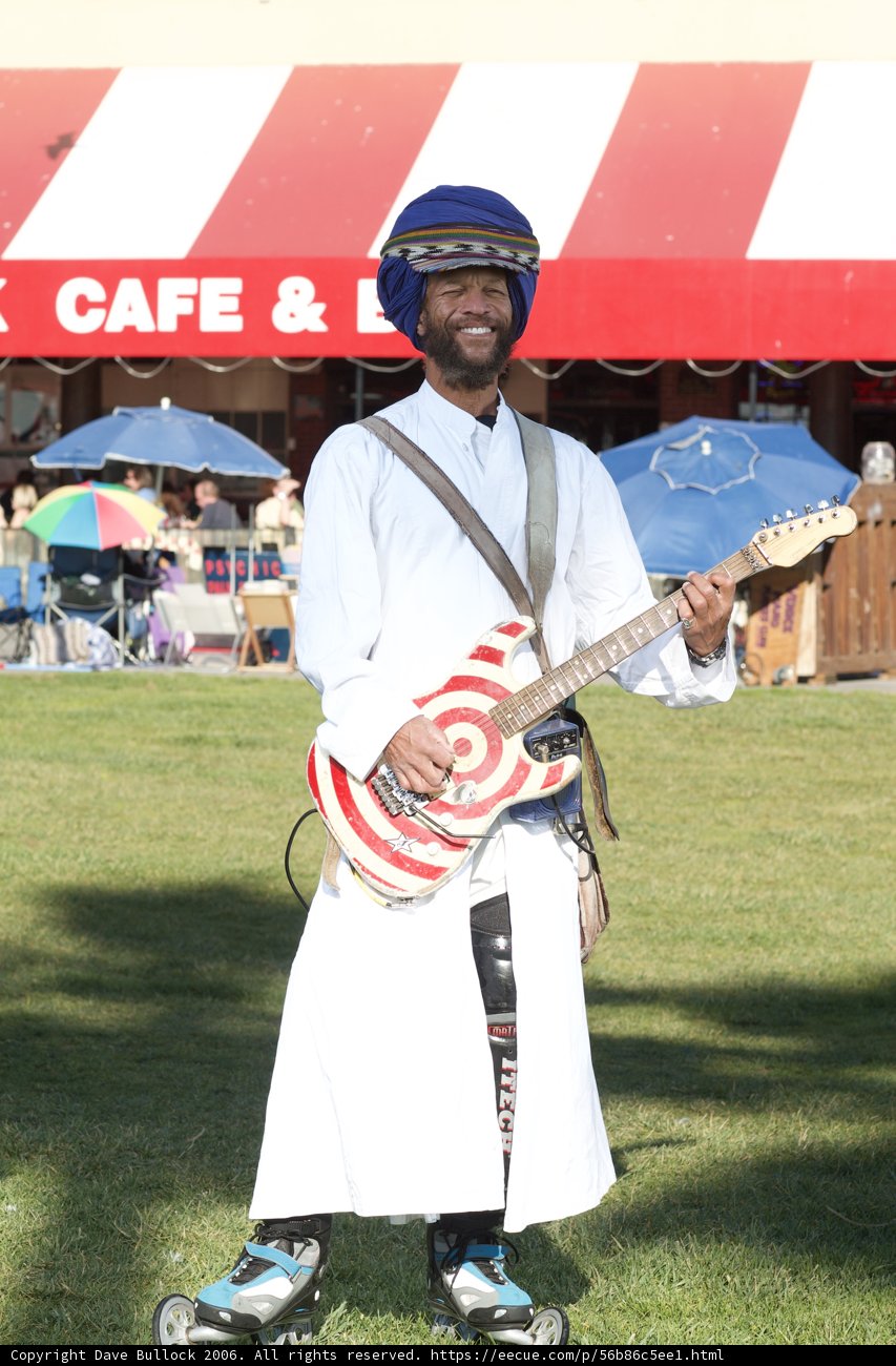 Turbaned Musician Enjoying the Outdoors