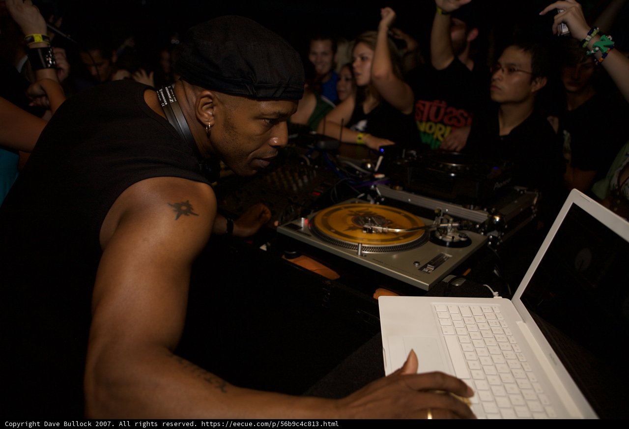 The Deejay at the Nightclub