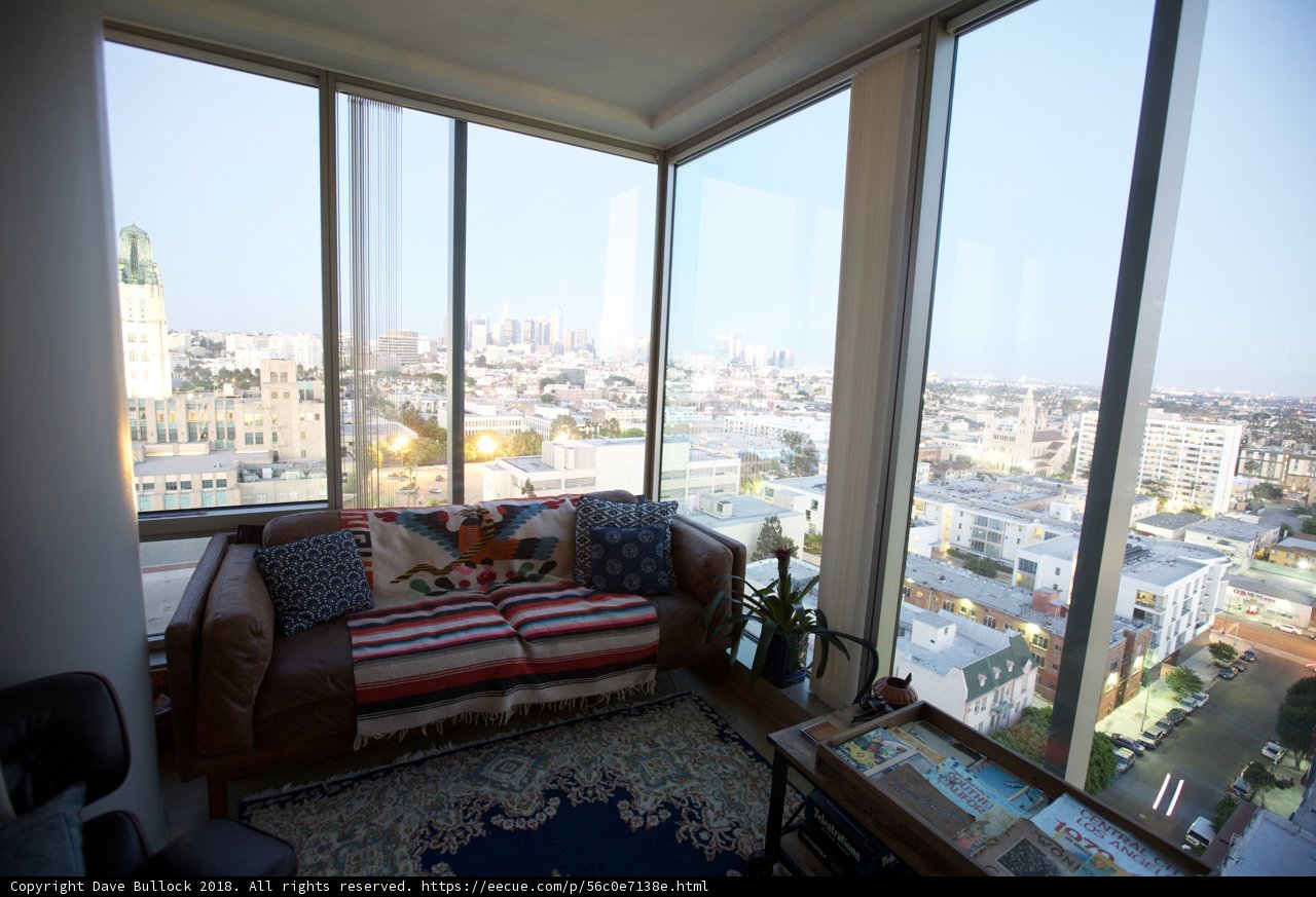 Captivating Cityscape View from a Plush Penthouse