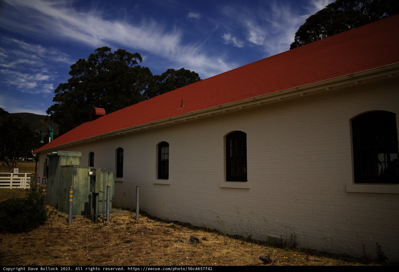 Rustic Elegance: Red-Roofed Countryside Monastery