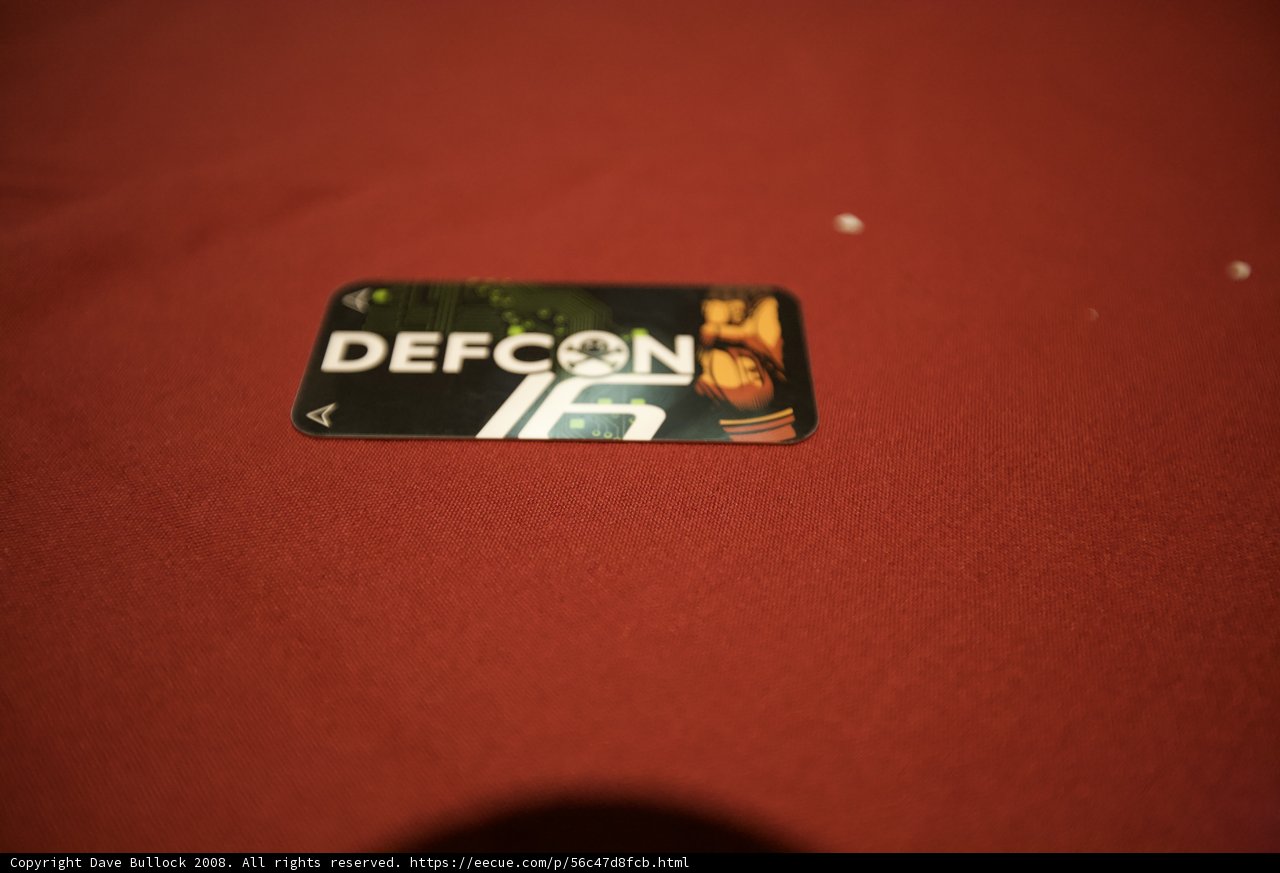 Defcon Baseball Card