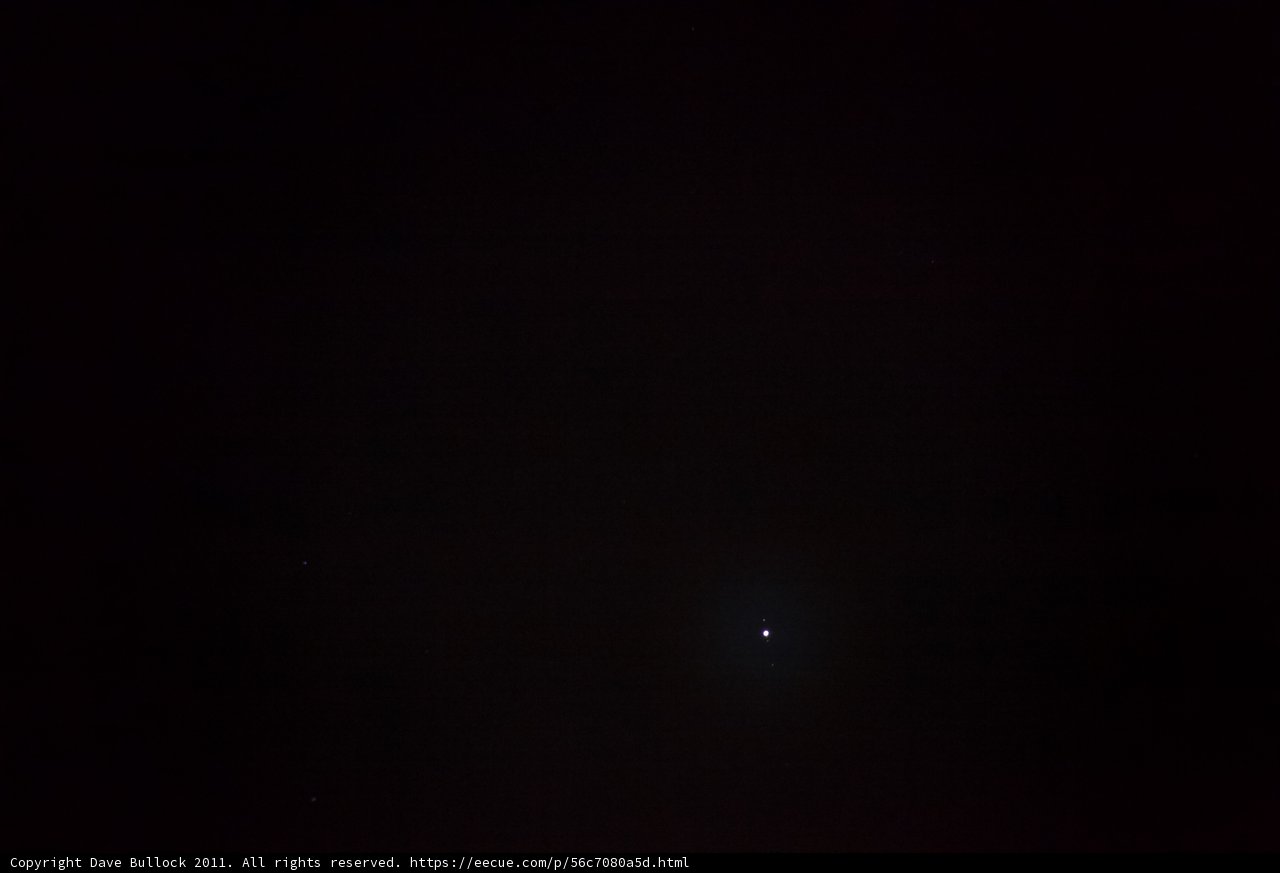 Mysterious Object in the Night Sky