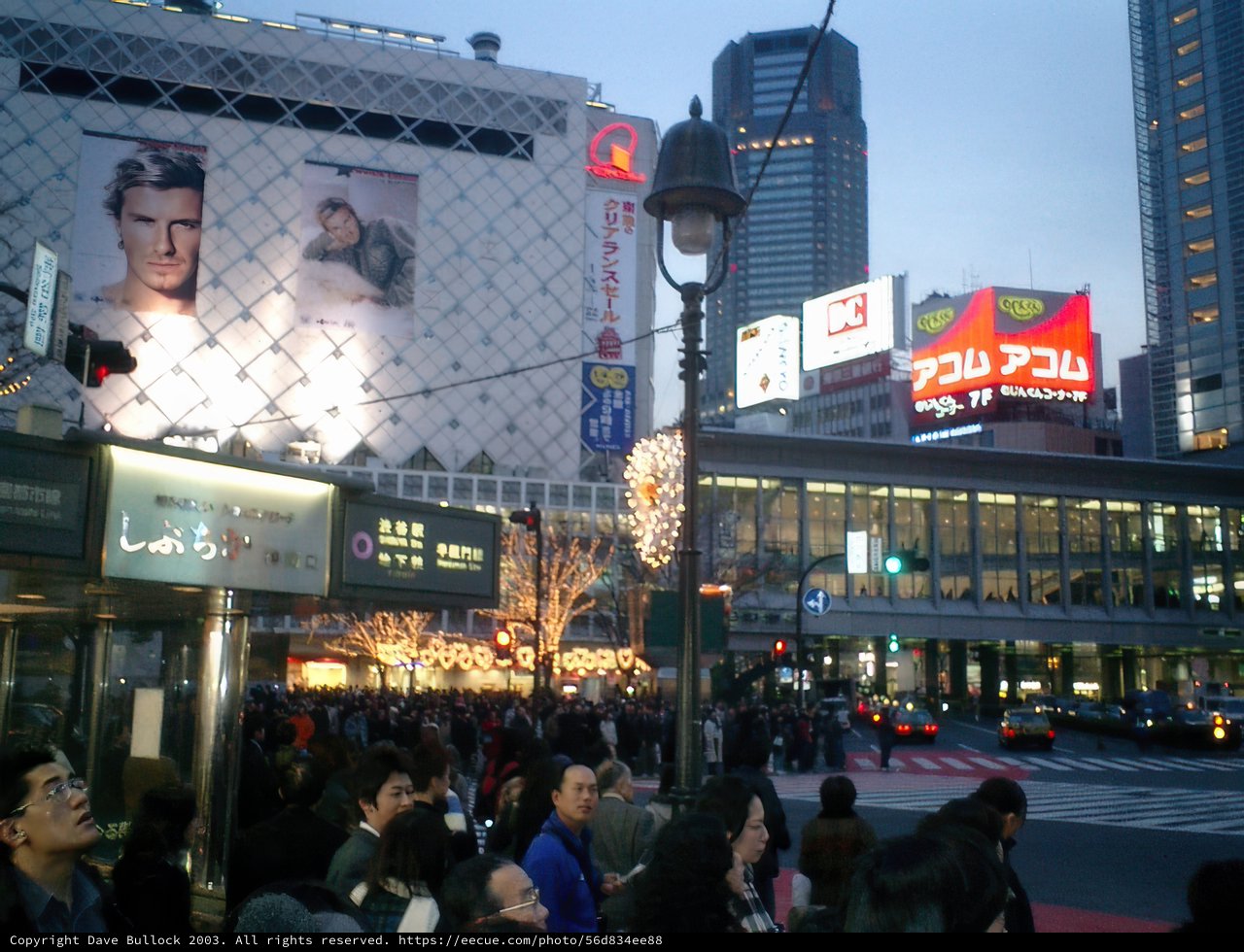 Urban Metropolis Crowd in Tokyo