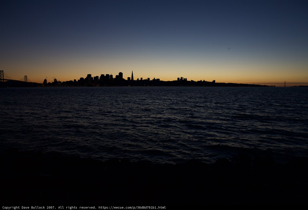 Serene Sunset over San Francisco Bay