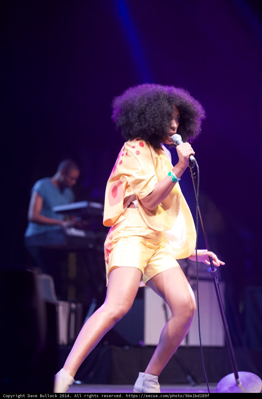 Solange Rocks Coachella Stage with Afro and Style