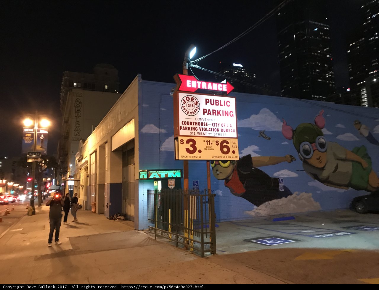 Street Sign and Building Mural