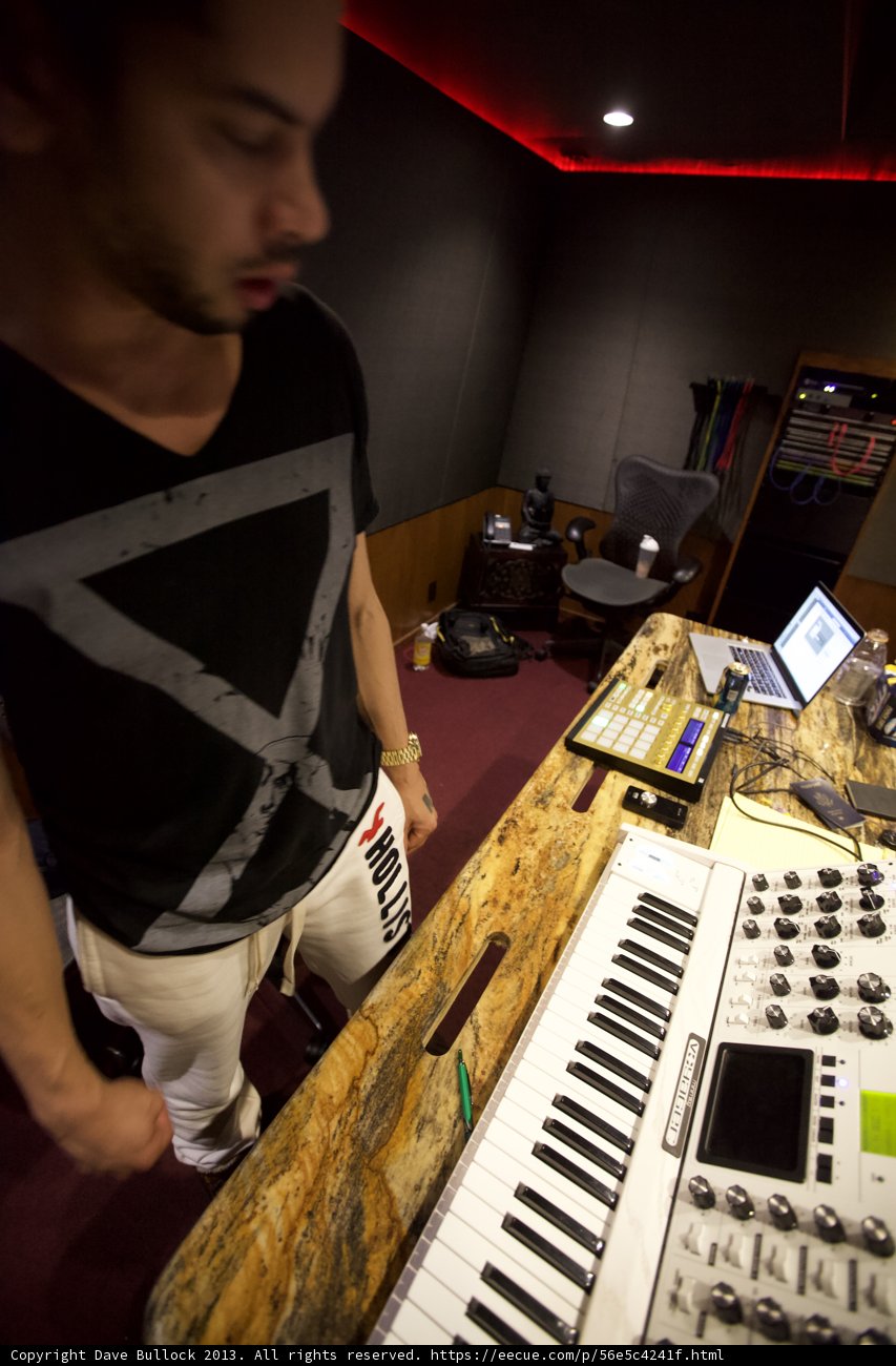 Recording Studio Session with Marc Kinchen