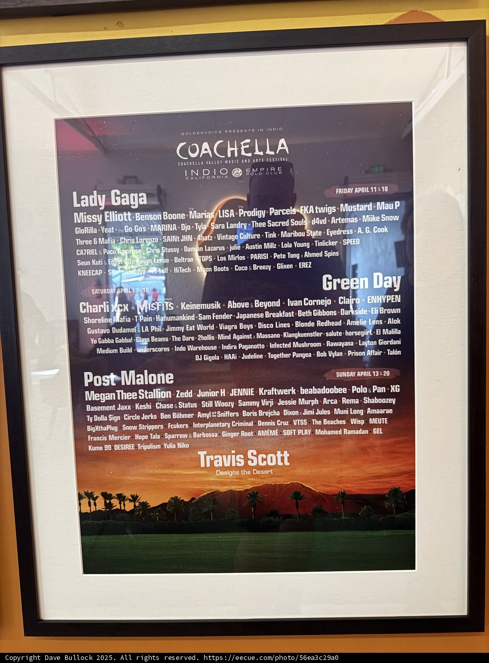 Capturing Coachella: A Poster of Performances