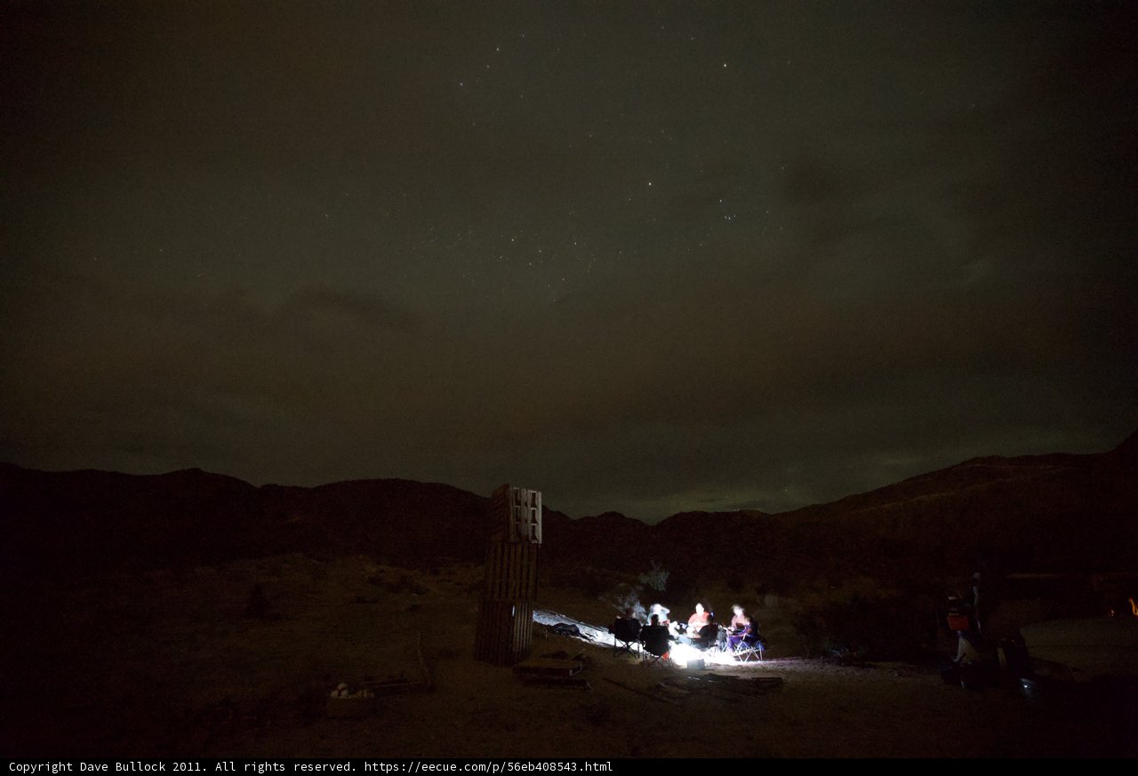 Desert Camping Under the Stars