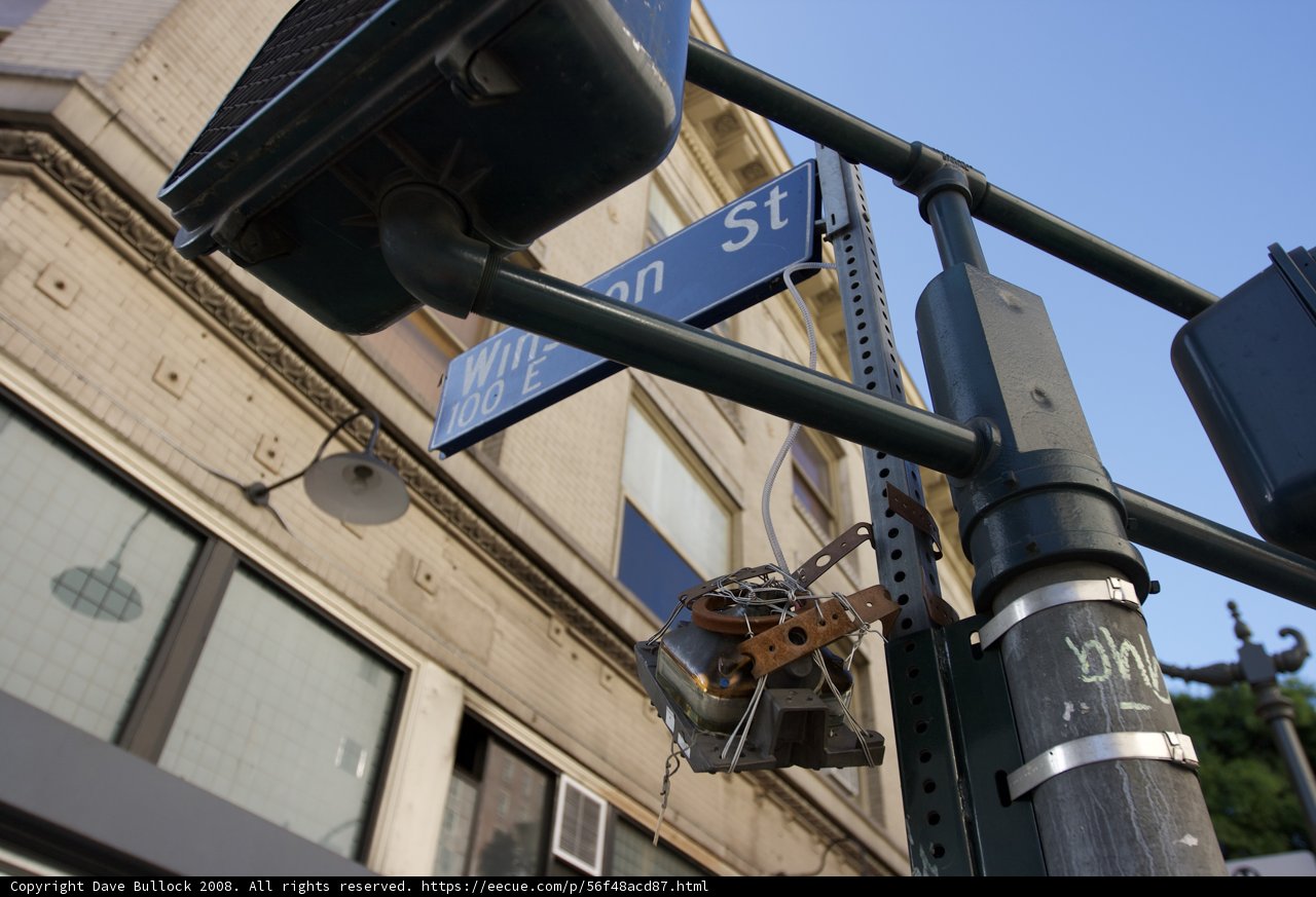 Street Sign and Traffic Light