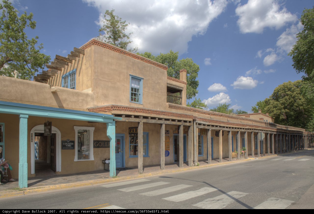 The Road through Downtown Santa Fe