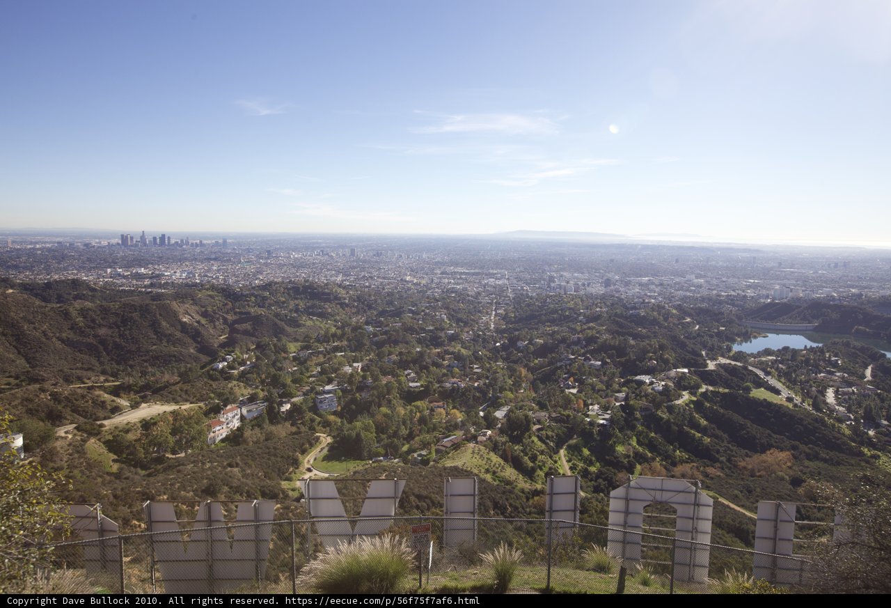 Overlooking the Hollywood Sign