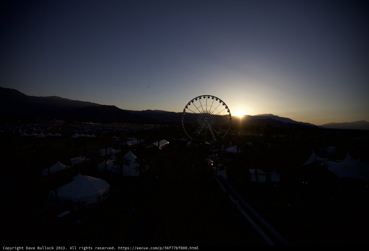 Ferris Wheel at Sunset