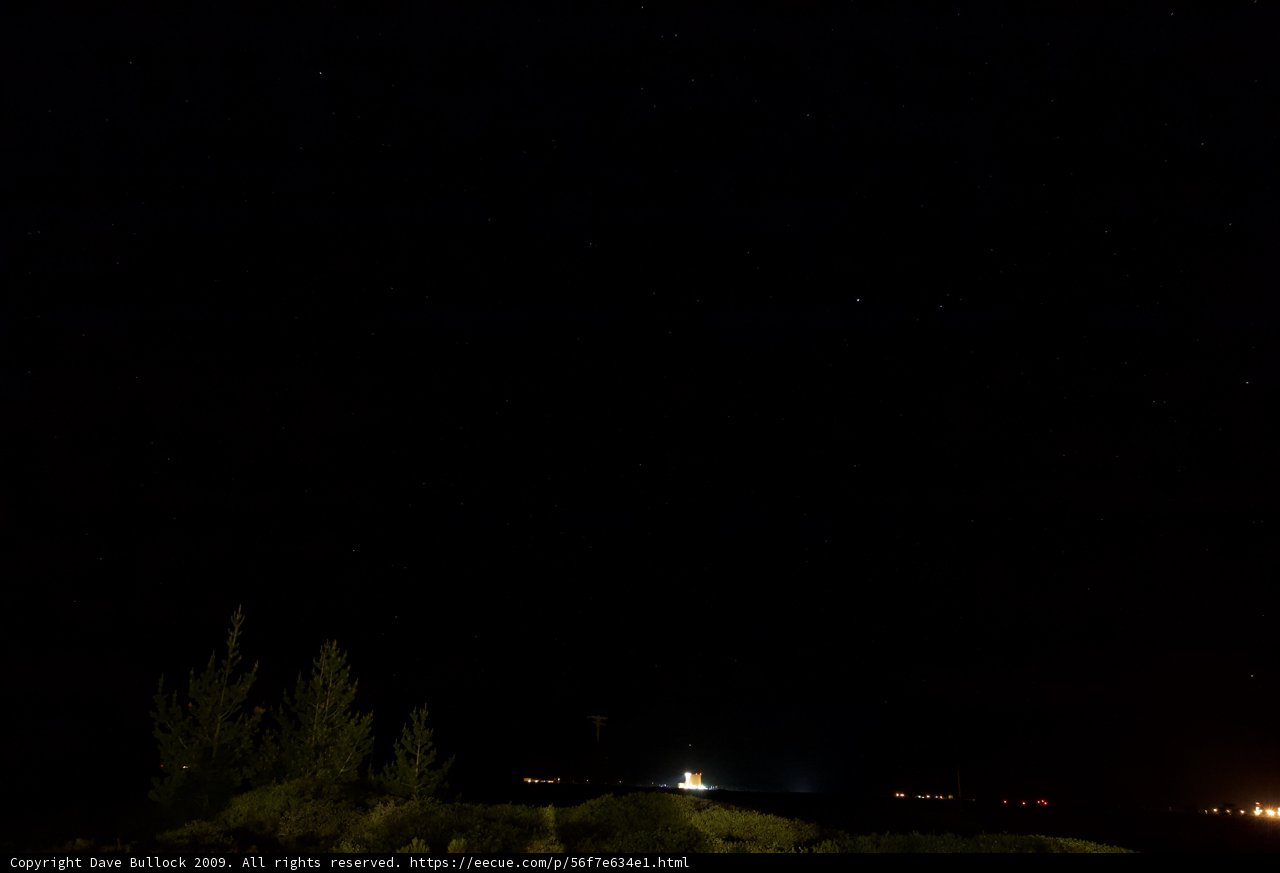 Guiding Light in the Starry Night