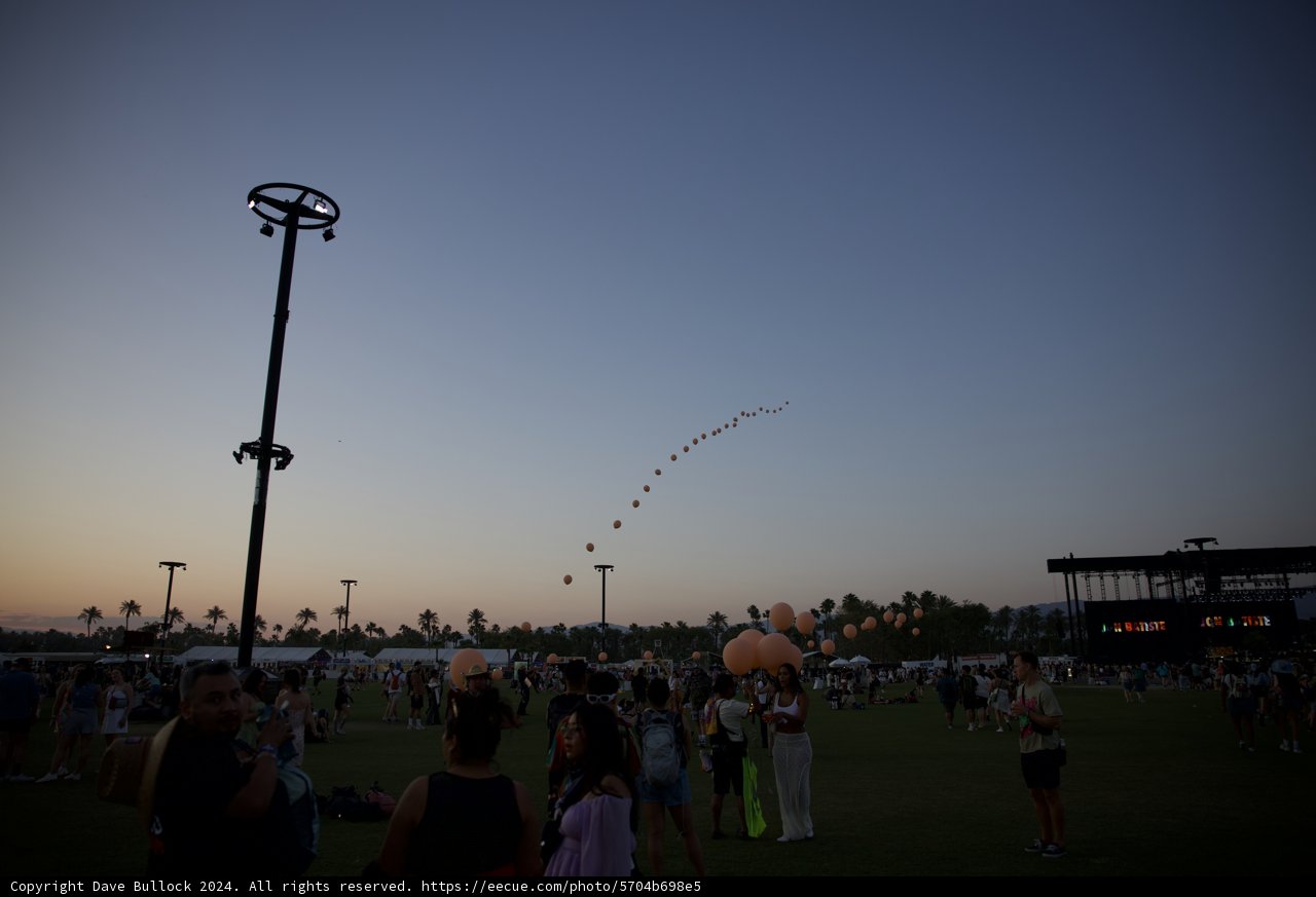 Evening Ambiance at Coachella 2024
