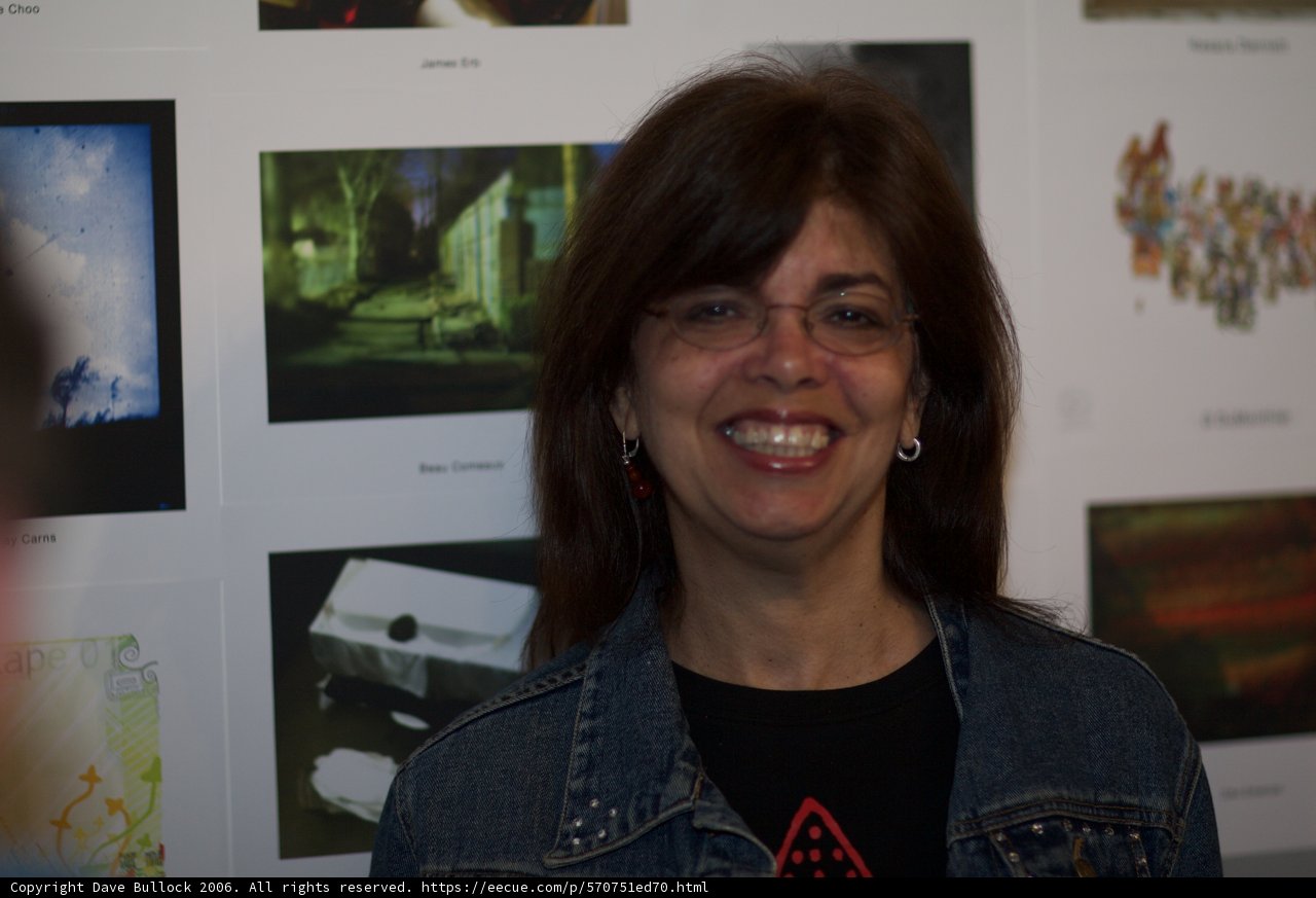 The Smiling Woman in Denim