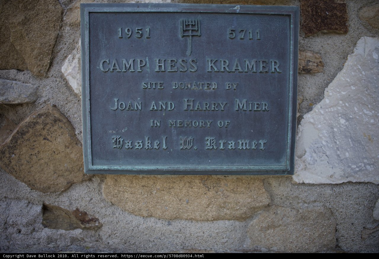 The Plaque on the Walkway