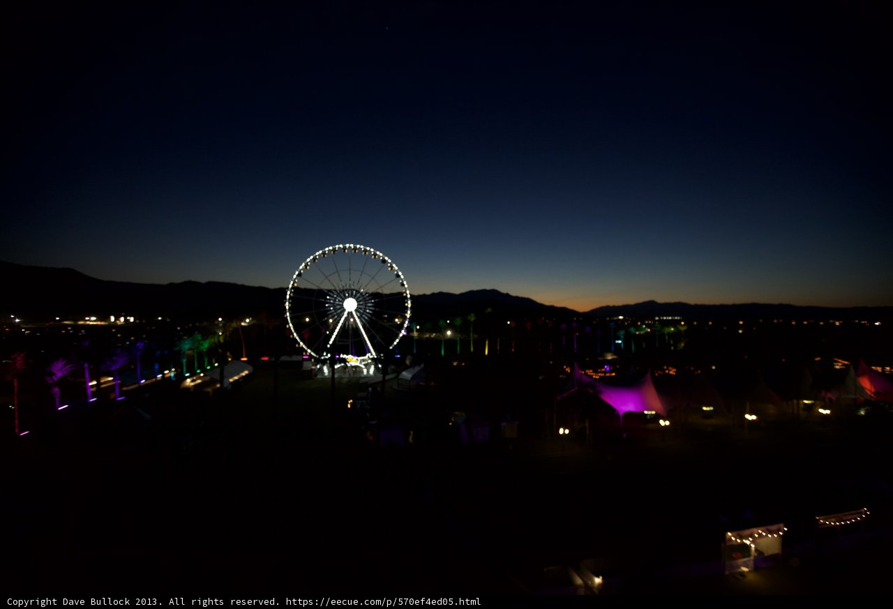The Vibrant Ferris Wheel at Coachella