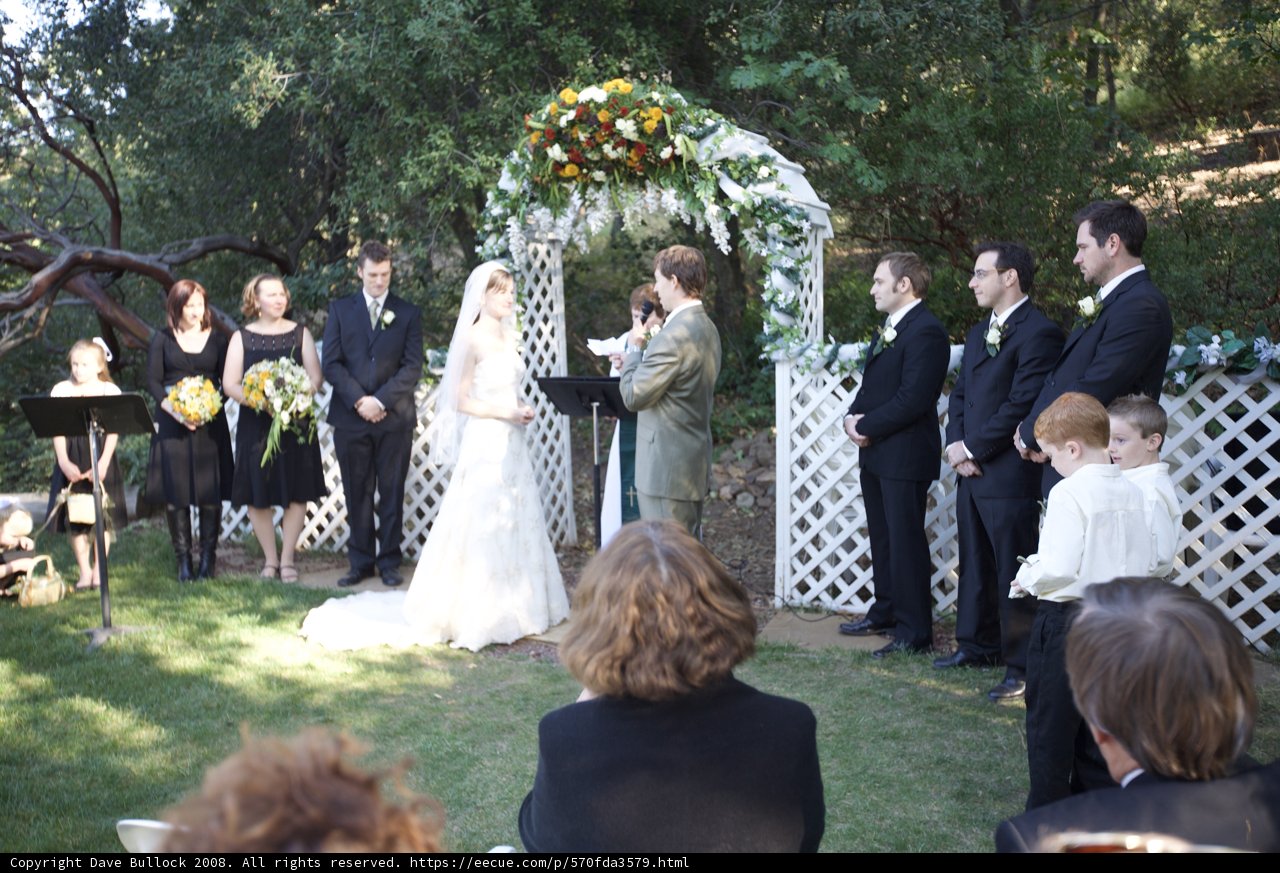 Truitt Wedding Ceremony in Backyard