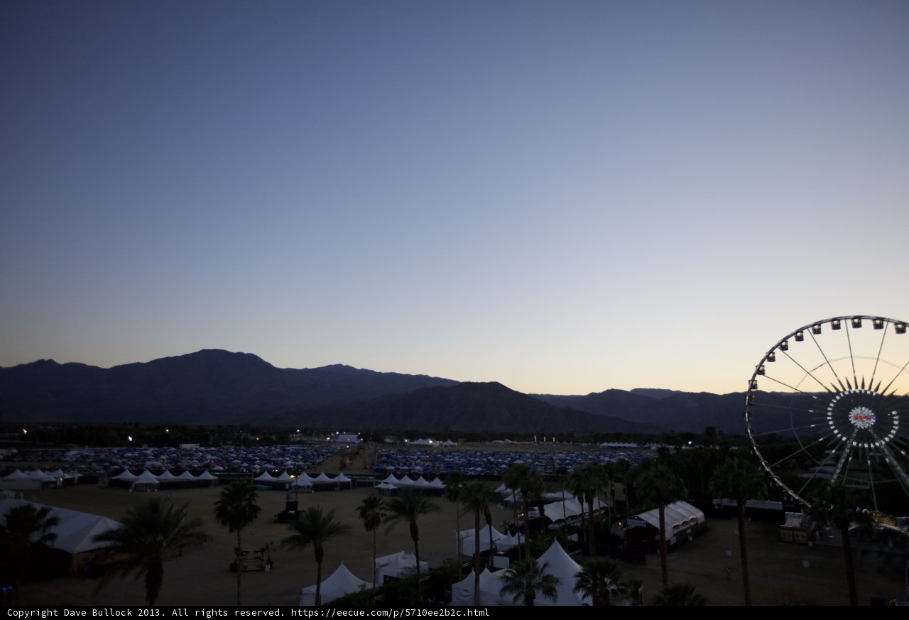 Ferris Wheel at Coachella Music Festival