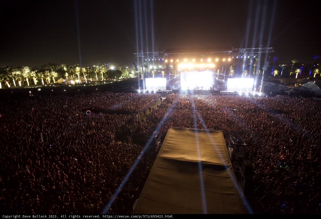 Illuminating the Night Skies at Coachella