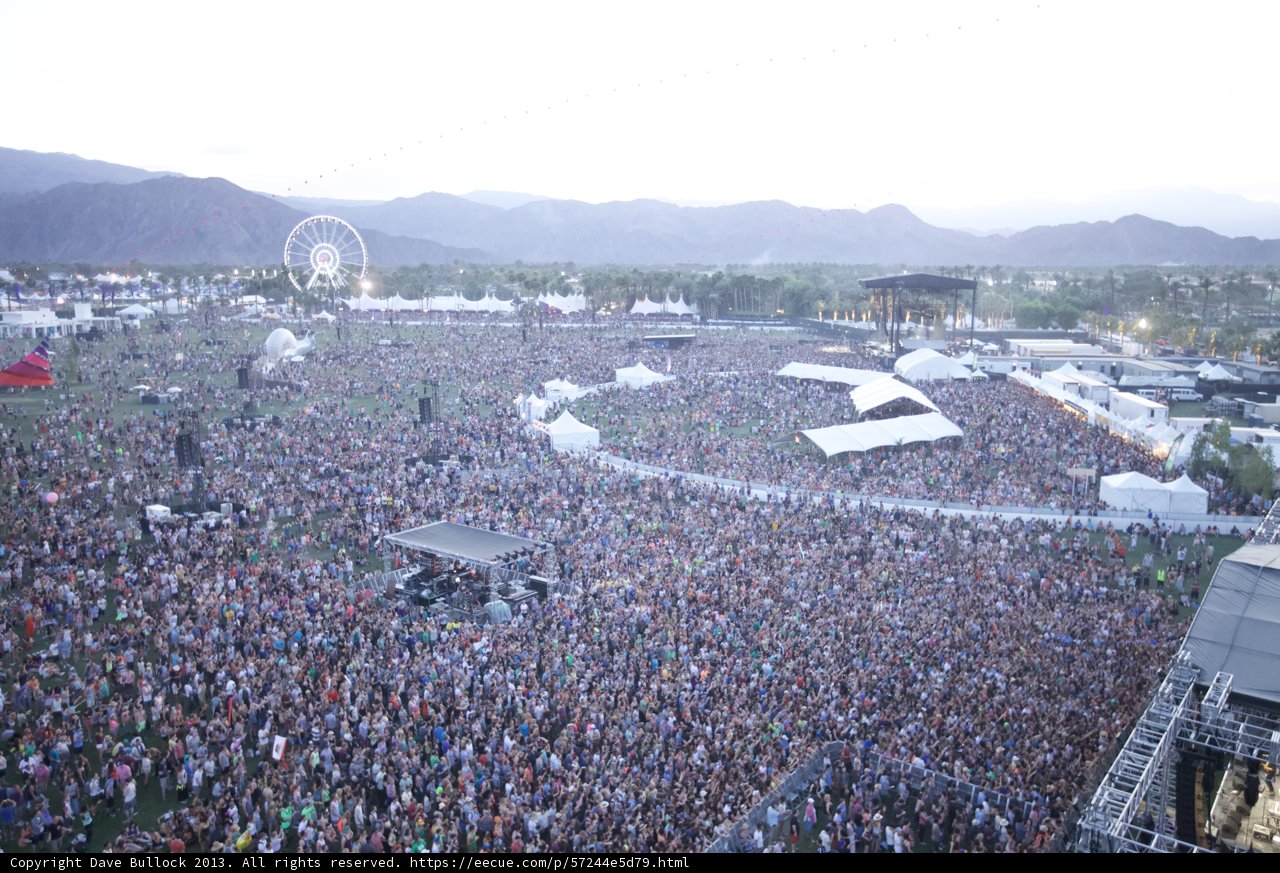 Coachella Concert Crowd