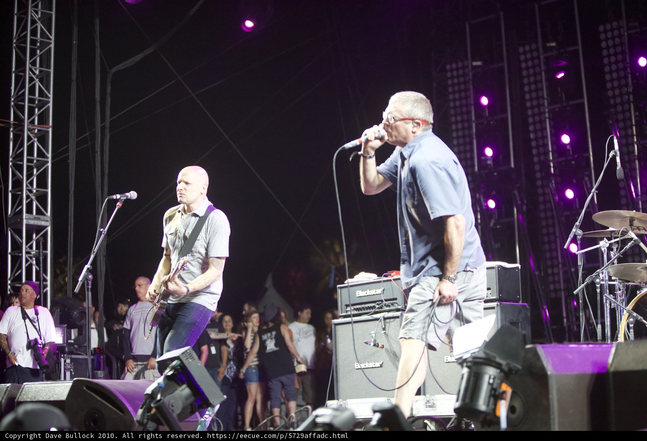 Men on Stage at Coachella Concert