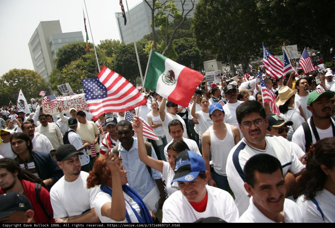 Mexican Americans March for Immigration Reform