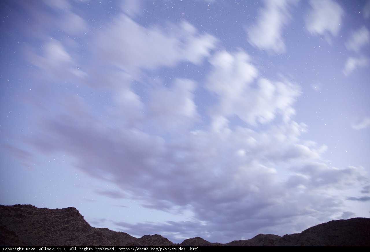 Desert Night Sky