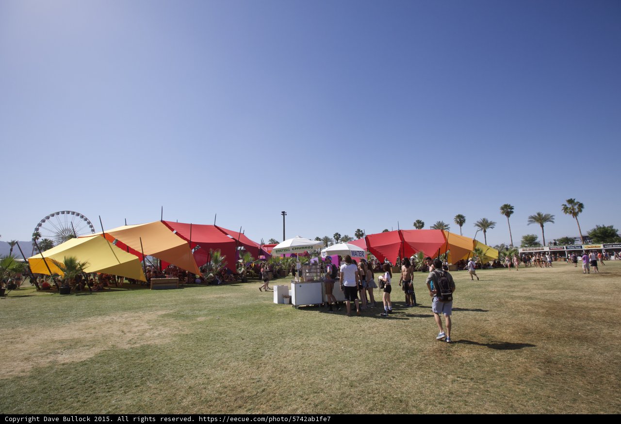 Coachella Camping Scene