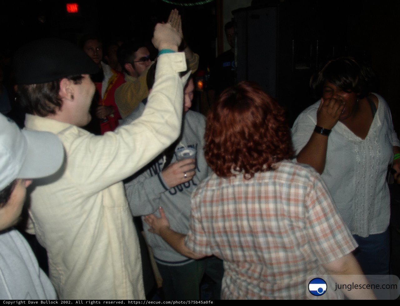 Nightclub Party with Hands Up