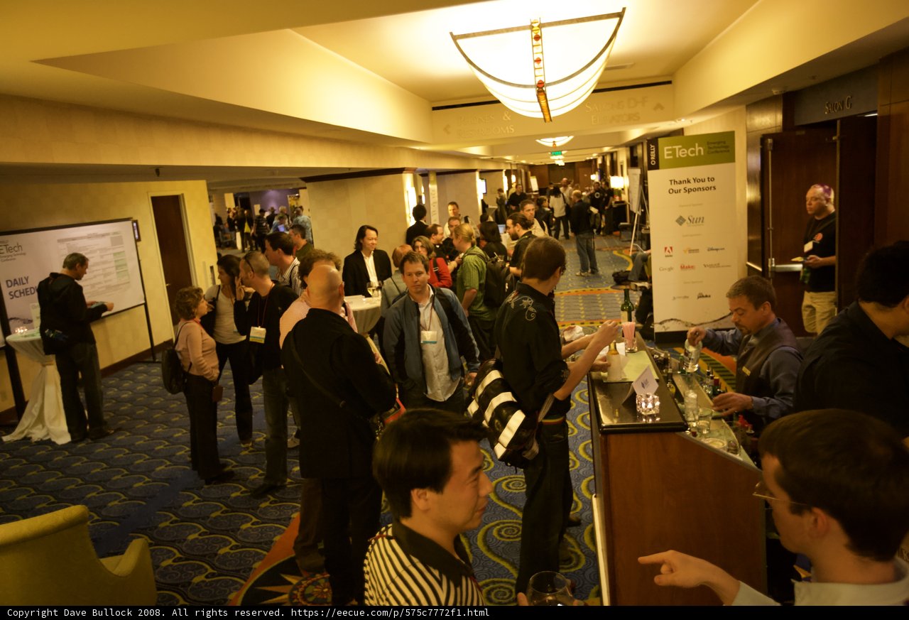Conference Crowd in Lobby