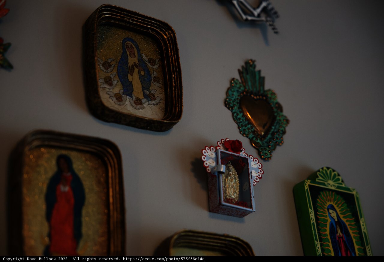 The Eclectic Wall of Religious Art