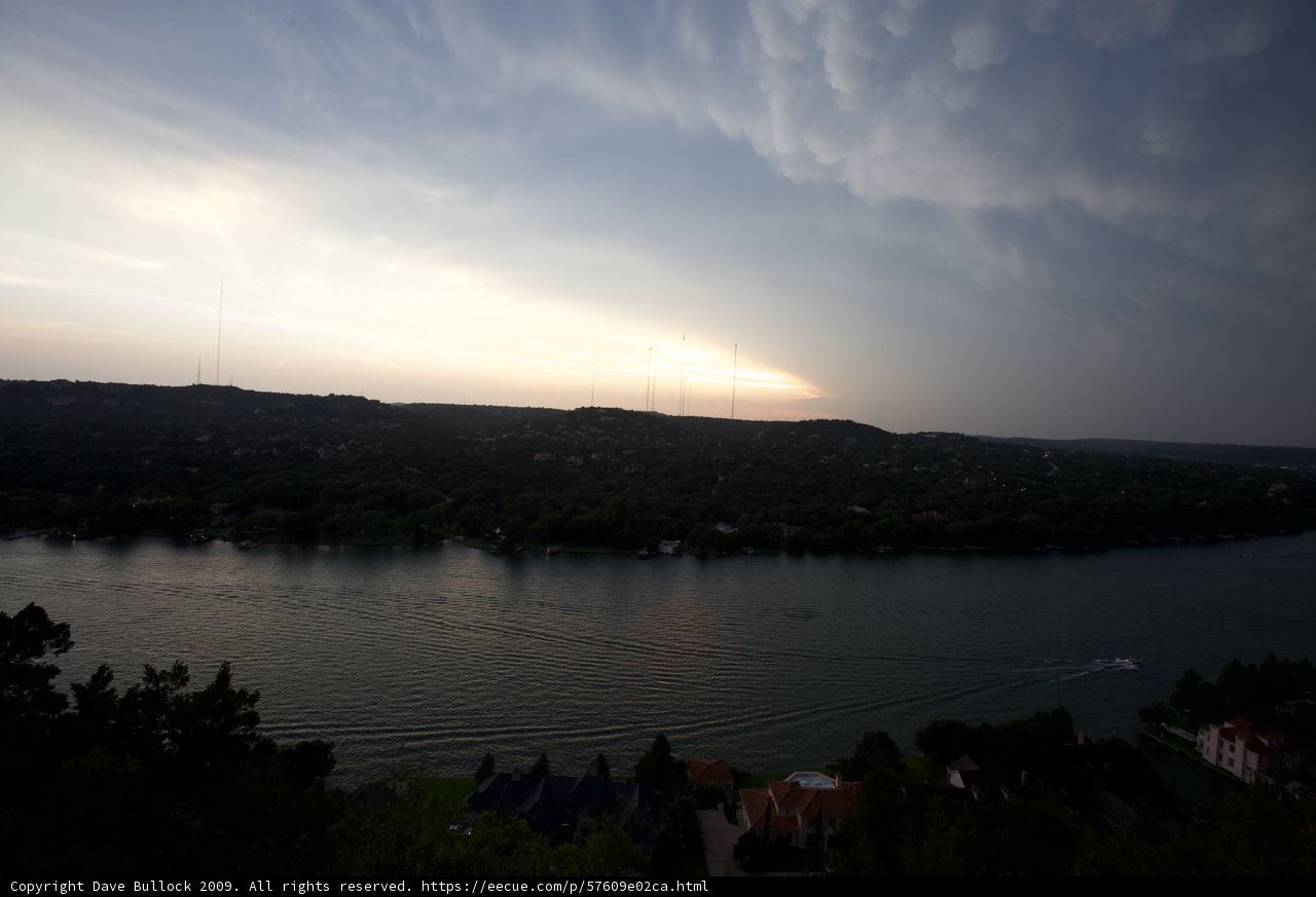 Storm Clouds Over Lake Austin