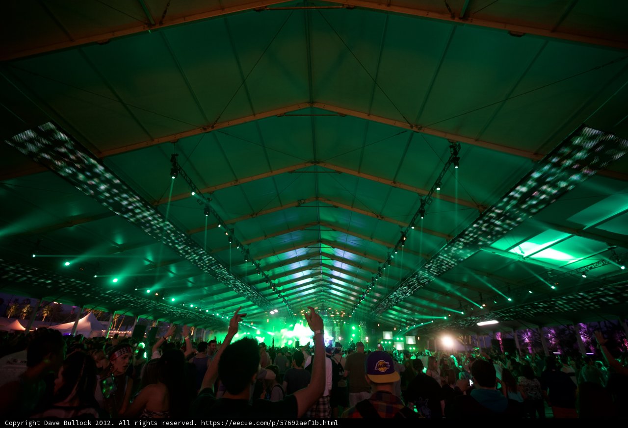 Green Lights and a Sea of People