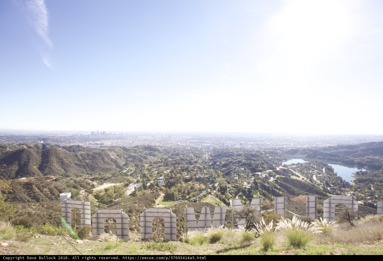 Hollywood Sign Spectacle