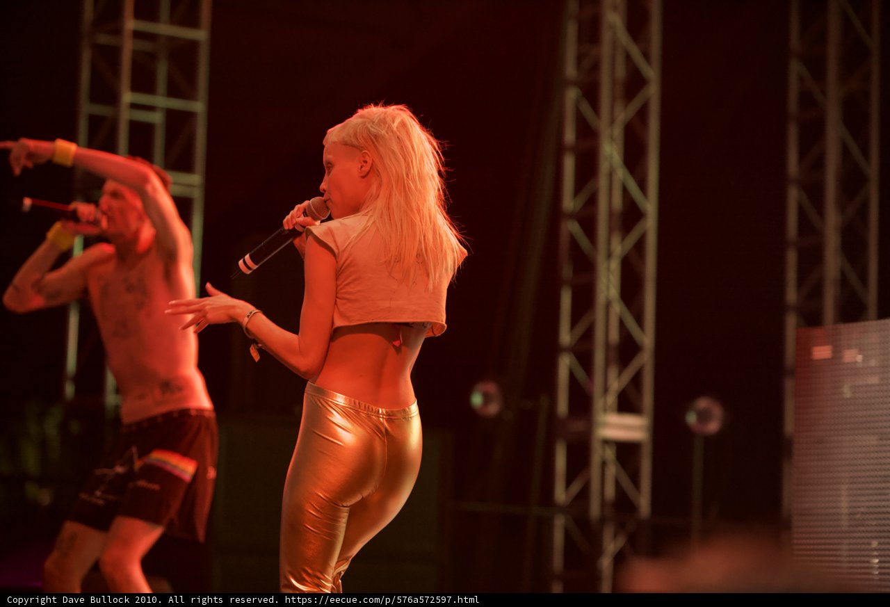 Gold and Black on Stage