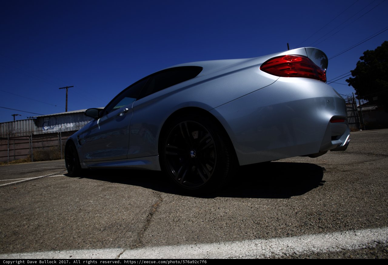 BMW M4 Coupe Parked in a Sunny Lot
