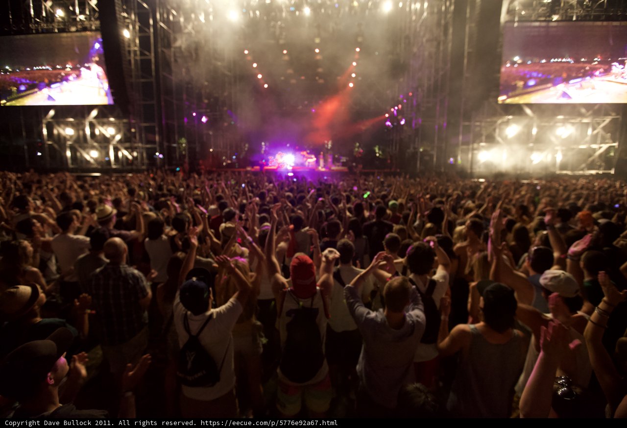 The Electric Energy of the Coachella Crowd