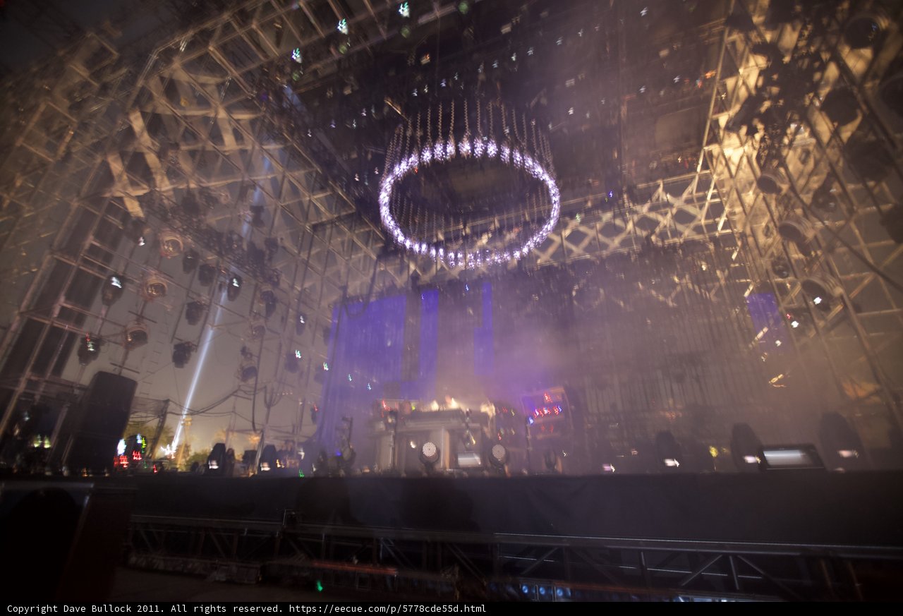 Smoke and Spotlights on the Coachella Stage