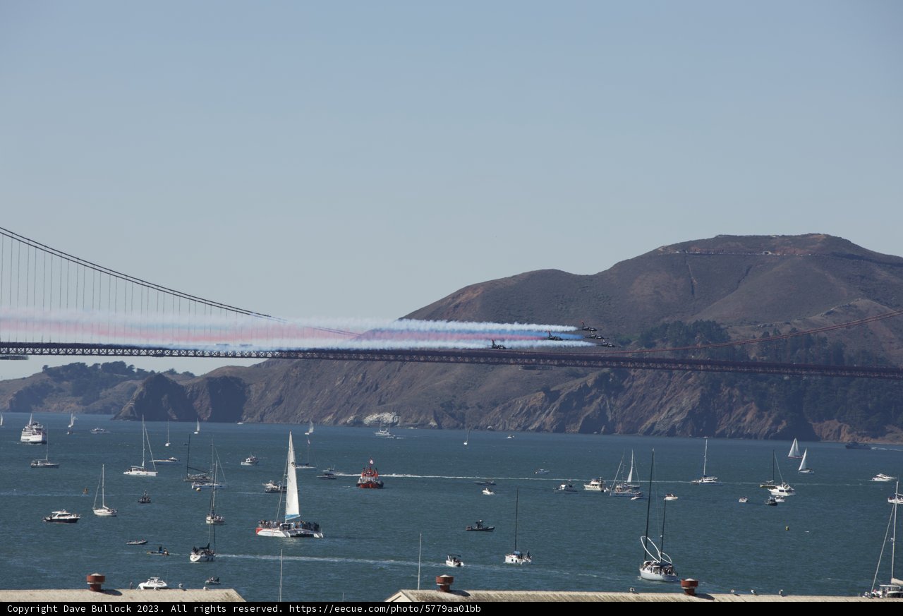 Spectacular Air Show Over San Francisco Bay